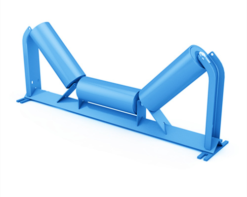 роликовые опоры желобчатого конвейера