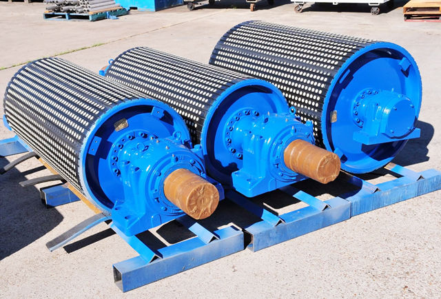 Конвейерный шкив с футеровкой