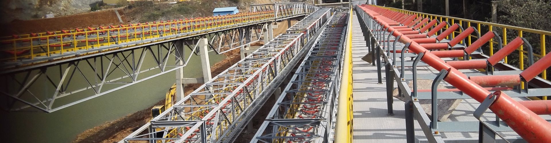 ленточный конвейер большой протяженности