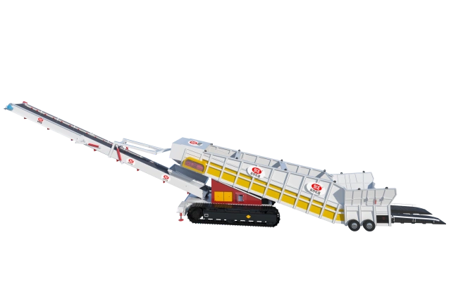 Разгрузчик грузовиков | Гусеничный приёмно-разгрузочный агрегат