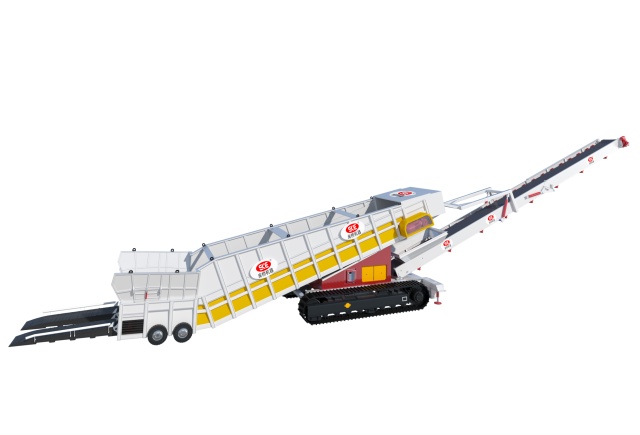 Разгрузчик грузовиков | Гусеничный приёмно-разгрузочный агрегат