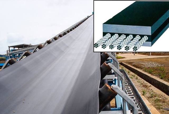 Ленточный конвейер со стальным кордом