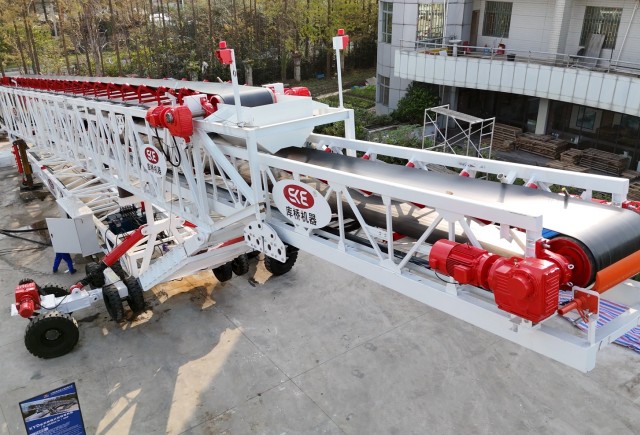 Радиальный телескопический конвейер серии KYD