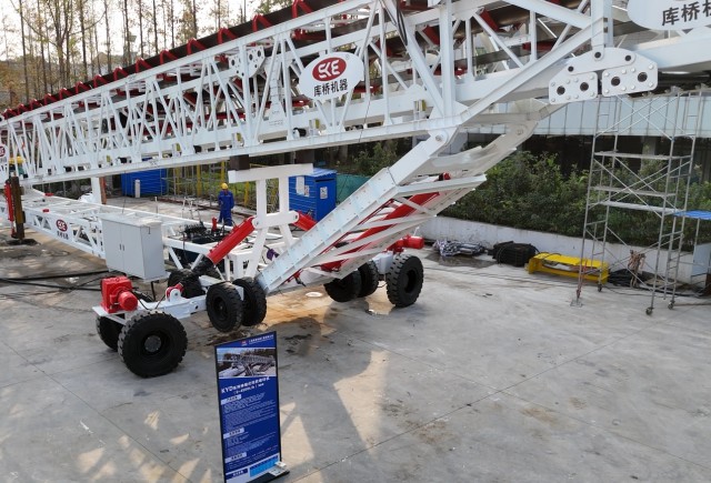 Радиальный телескопический судопогрузчик