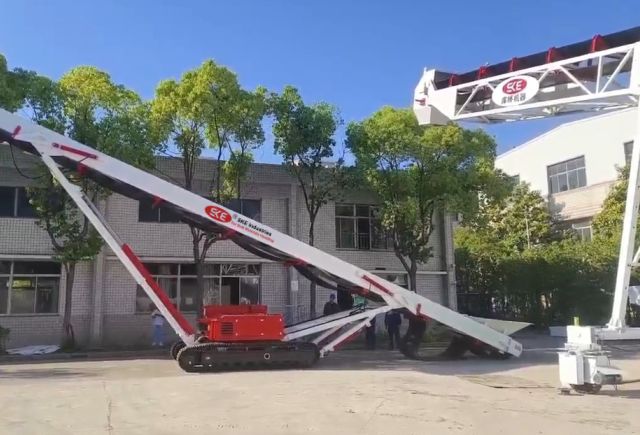 Гусеничный штабелирующий конвейер серии KTB