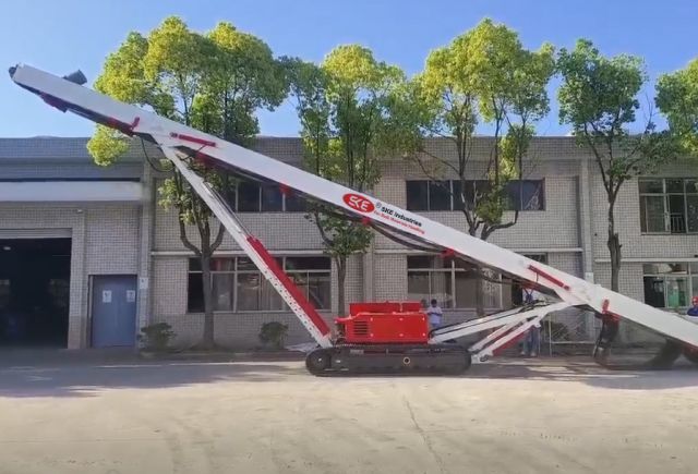 Гусеничный штабелирующий конвейер серии KTB