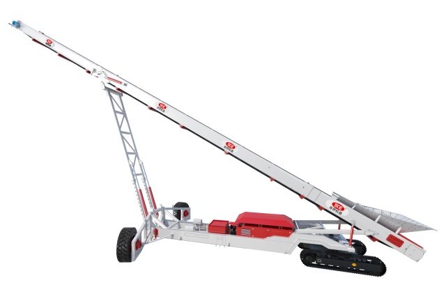 Гусеничный радиальный штабелер серии KTB R