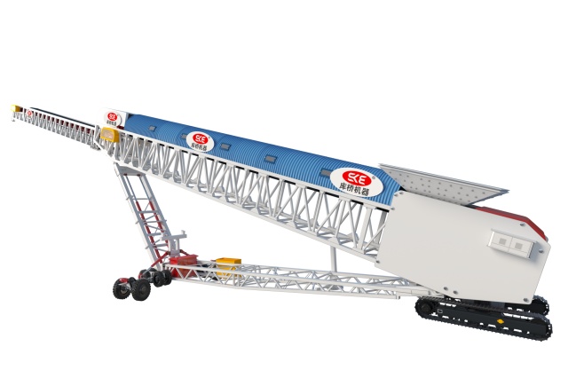 Портативный радиальный телескопический штабелер