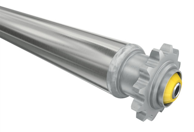 Роликовый конвейер со звездочкой